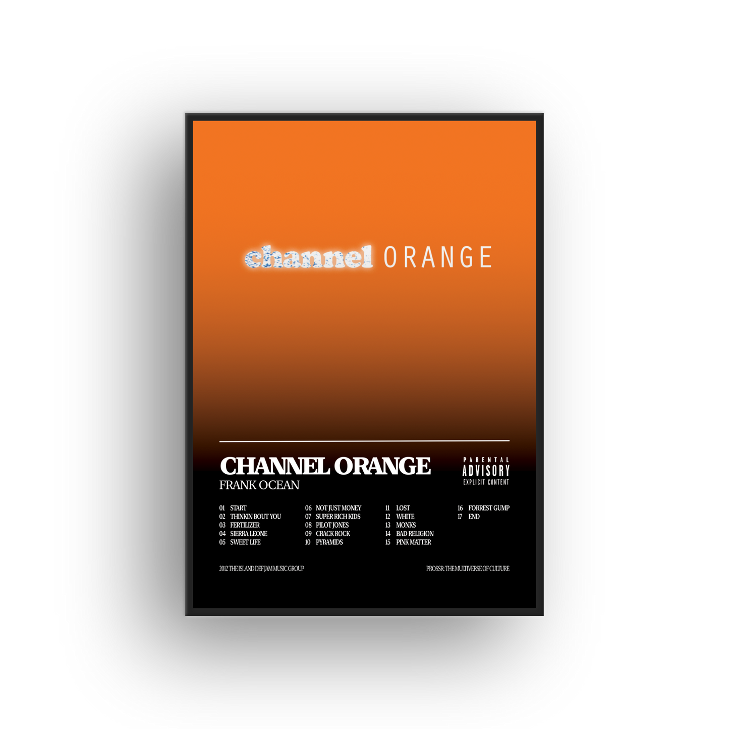 Frank Ocean Channel Orange Album